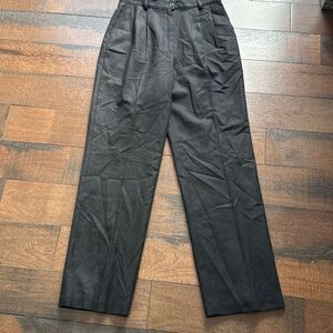 Vintage Pendleton virgin wool black trousers dress pants women’s size 12 made in